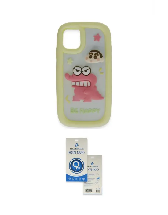 ieg™ iPhone 11 Kılıf Akış Yansıma - Şeffaf Royal Nano Ekran Koruyucu