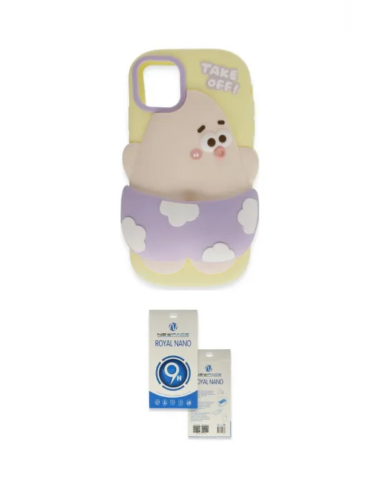 ieg™ iPhone 11 Kılıf Akış Yansıma - Şeffaf Royal Nano Ekran Koruyucu