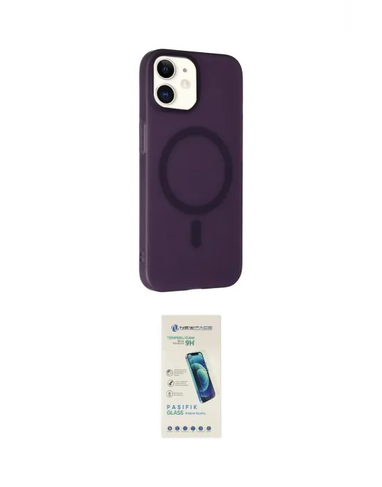 ieg™ iPhone 11 Kılıf Çekirdek Modern Prime - Şeffaf Pasifik Cam Ekran Koruyucu
