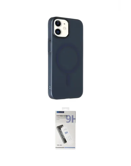 ieg™ iPhone 11 Kılıf Çekirdek Modern Prime - Şeffaf Uv Polymer Nano Ekran Koruyucu