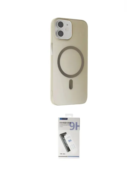 ieg™ iPhone 11 Kılıf Çekirdek Modern Prime - Şeffaf Uv Polymer Nano Ekran Koruyucu