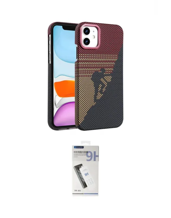ieg™ iPhone 11 Kılıf Doruk Serisi - Şeffaf Uv Polymer Nano Ekran Koruyucu