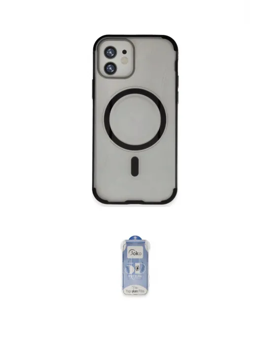 ieg™ iPhone 11 Kılıf Eksen Klasik Koleksiyonu - Siyah Joko Magic 5D Cam