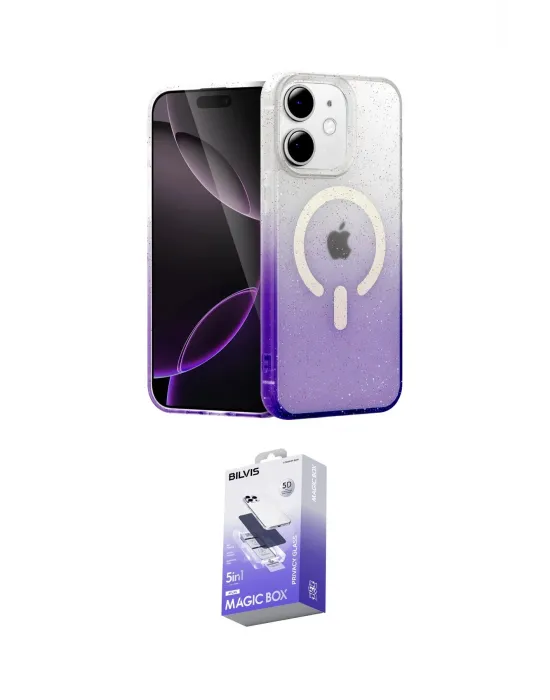 ieg™ iPhone 11 Kılıf Eksen Minimal Özel Seri - Siyah Bilvis 5in1 5D Magic Hayalet Cam Ekran Koruyucu