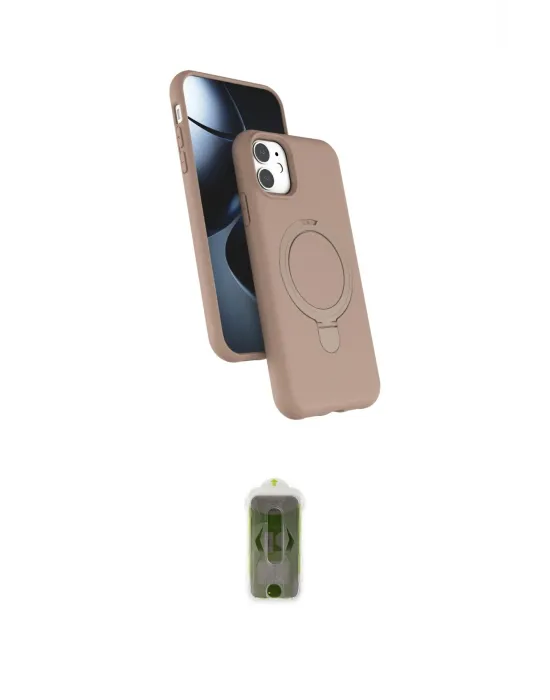 ieg™ iPhone 11 Kılıf İz Işık Koleksiyonu - Siyah Joko Magic 5D Hayalet Cam