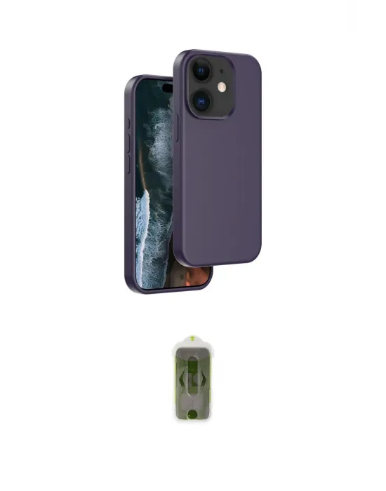 ieg™ iPhone 11 Kılıf Kıvılcım Çizgi Serisi - Siyah Joko Magic 5D Hayalet Cam