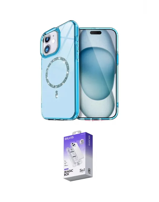 ieg™ iPhone 11 Kılıf Kıvılcım Form Prime - Siyah Bilvis 5in1 3D Magic Cam Ekran Koruyucu