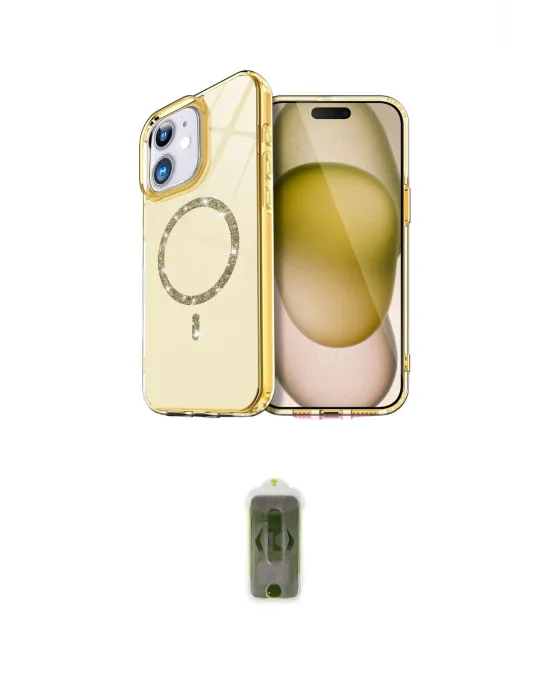 ieg™ iPhone 11 Kılıf Kıvılcım Form Prime - Siyah Joko Magic 5D Hayalet Cam