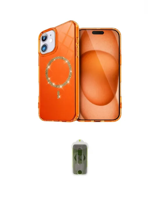 ieg™ iPhone 11 Kılıf Kıvılcım Form Prime - Siyah Joko Magic 5D Hayalet Cam