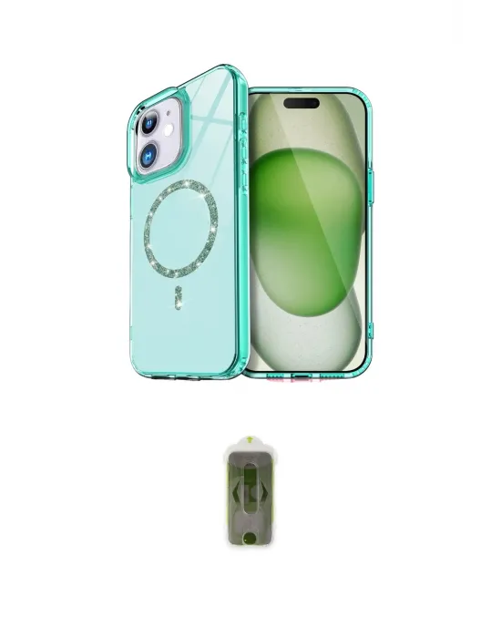 ieg™ iPhone 11 Kılıf Kıvılcım Form Prime - Siyah Joko Magic 5D Hayalet Cam