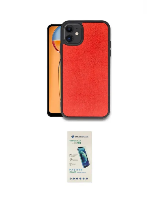 ieg™ iPhone 11 Kılıf Kıvılcım Işık Serisi - Şeffaf Pasifik Cam Ekran Koruyucu