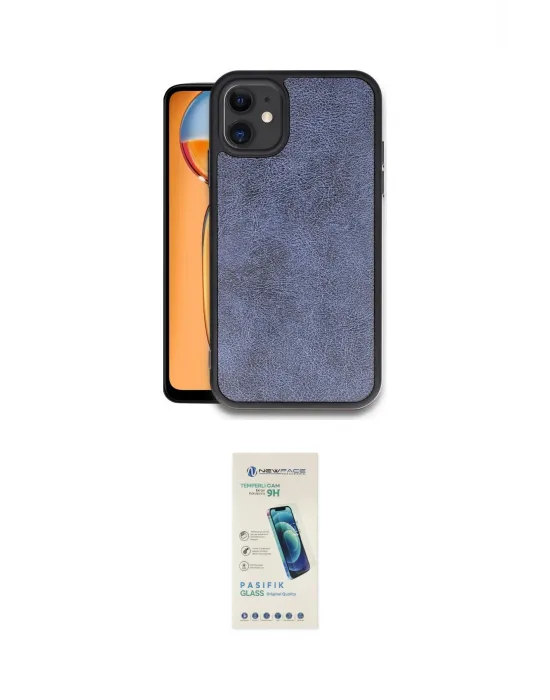 ieg™ iPhone 11 Kılıf Kıvılcım Işık Serisi - Şeffaf Pasifik Cam Ekran Koruyucu