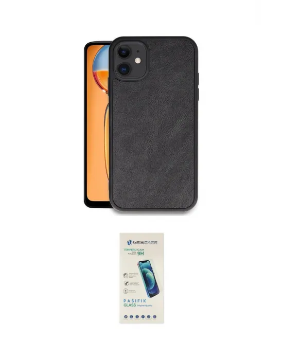 ieg™ iPhone 11 Kılıf Kıvılcım Işık Serisi - Şeffaf Pasifik Cam Ekran Koruyucu
