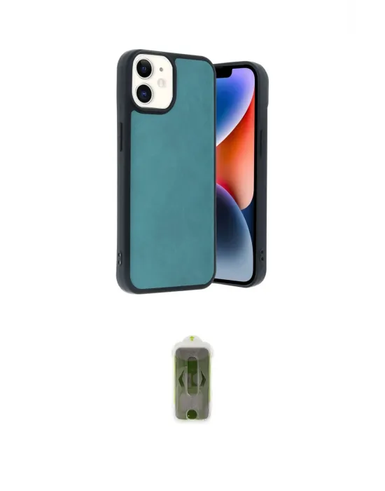 ieg™ iPhone 11 Kılıf Kıvılcım Işık Serisi - Siyah Joko Magic 5D Hayalet Cam