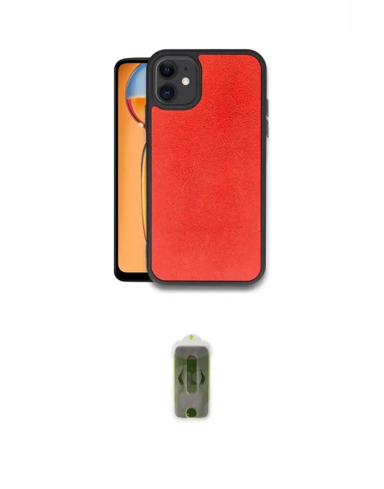 ieg™ iPhone 11 Kılıf Kıvılcım Işık Serisi - Siyah Joko Magic 5D Hayalet Cam