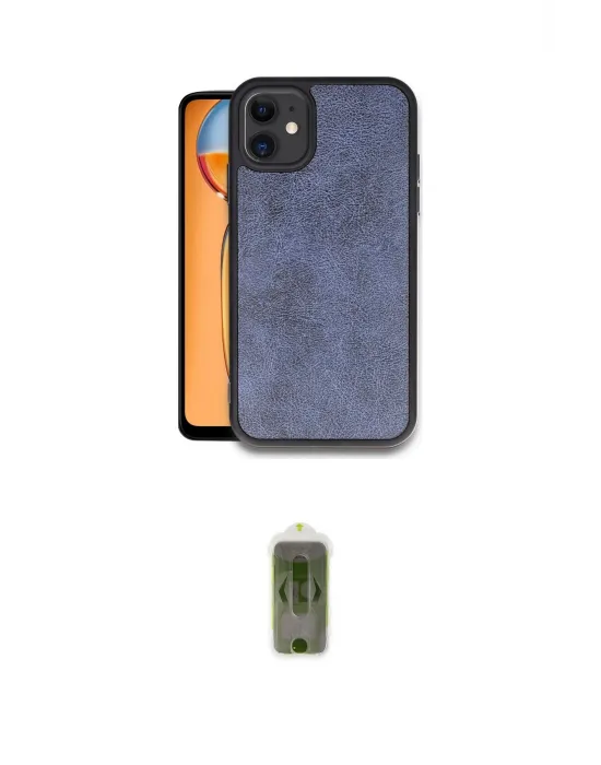 ieg™ iPhone 11 Kılıf Kıvılcım Işık Serisi - Siyah Joko Magic 5D Hayalet Cam