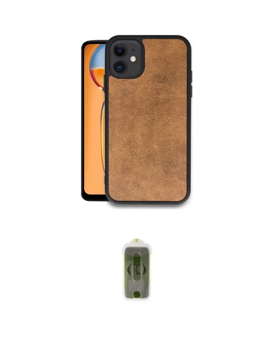 ieg™ iPhone 11 Kılıf Kıvılcım Işık Serisi - Siyah Joko Magic 5D Hayalet Cam