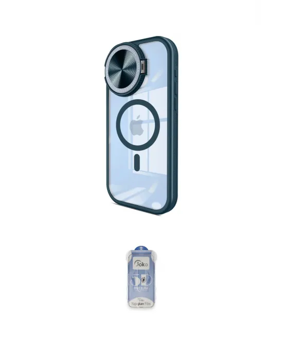 ieg™ iPhone 11 Kılıf Kıvılcım Modern Koleksiyonu - Siyah Joko Magic 5D Cam