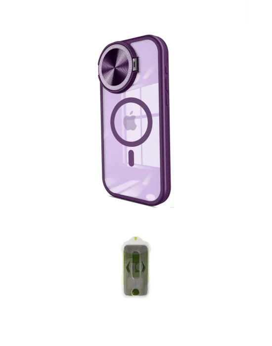 ieg™ iPhone 11 Kılıf Kıvılcım Modern Koleksiyonu - Siyah Joko Magic 5D Hayalet Cam