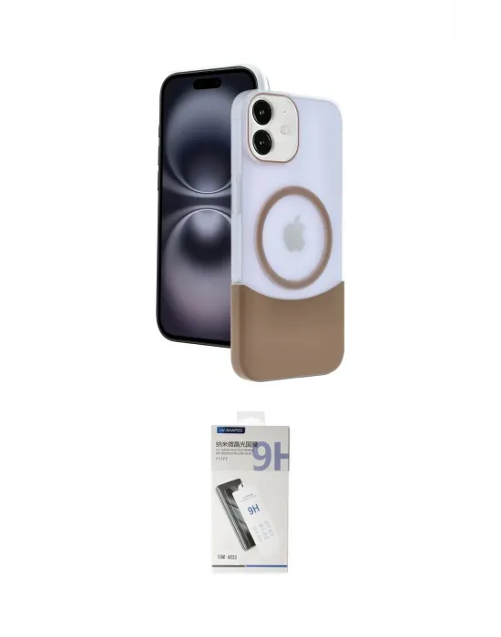 ieg™ iPhone 11 Kılıf Kozmos Form Özel Seri - Şeffaf Uv Polymer Nano Ekran Koruyucu