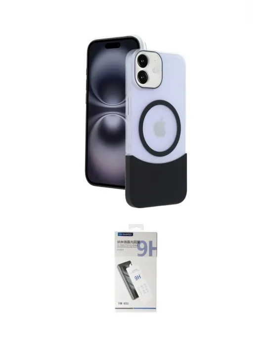 ieg™ iPhone 11 Kılıf Kozmos Form Özel Seri - Şeffaf Uv Polymer Nano Ekran Koruyucu