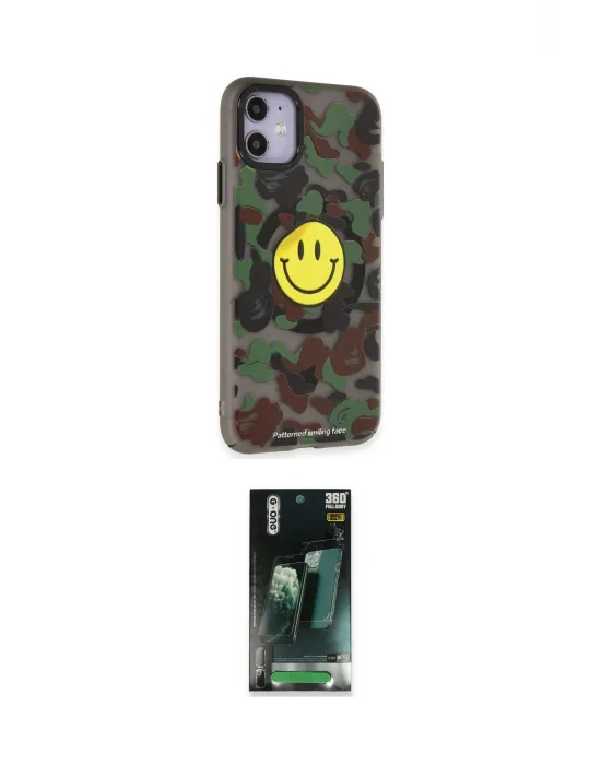 ieg™ iPhone 11 Kılıf Nova Doku Koleksiyonu - Şeffaf 360 Full Body Arka Koruyucu