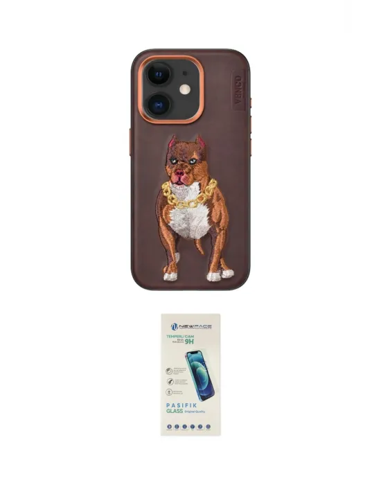 ieg™ iPhone 11 Kılıf Nova Form Koleksiyonu - Şeffaf Pasifik Cam Ekran Koruyucu