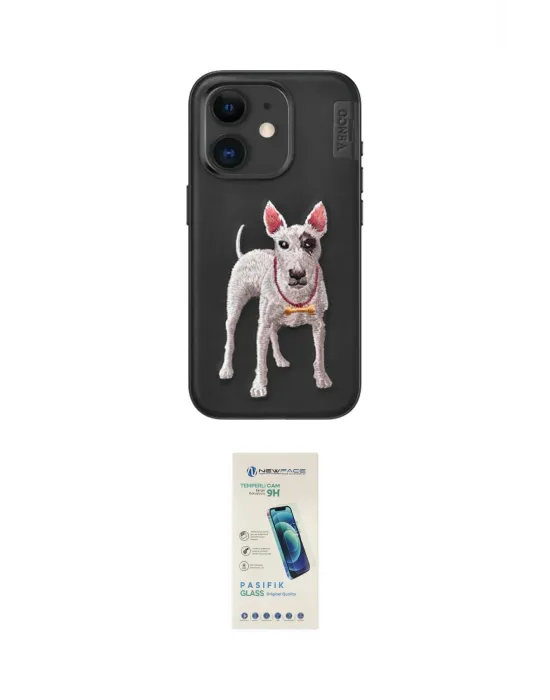 ieg™ iPhone 11 Kılıf Nova Form Koleksiyonu - Şeffaf Pasifik Cam Ekran Koruyucu