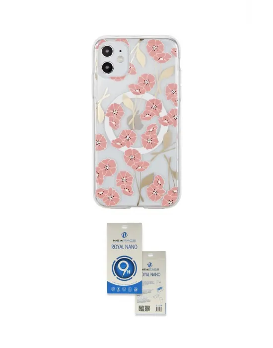 ieg™ iPhone 11 Kılıf Pusula Form - Şeffaf Royal Nano Ekran Koruyucu