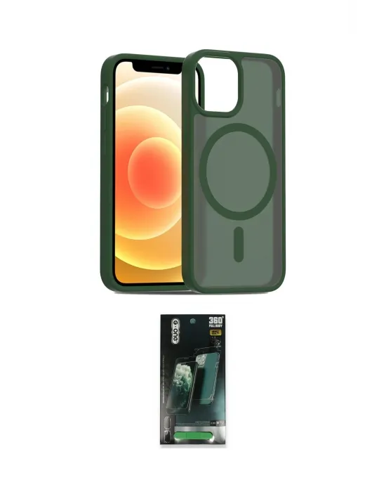 ieg™ iPhone 11 Kılıf Siluet Minimal Prime - Şeffaf 360 Full Body Arka Koruyucu