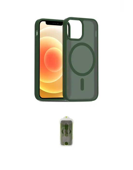 ieg™ iPhone 11 Kılıf Siluet Minimal Prime - Siyah Joko Magic 5D Hayalet Cam