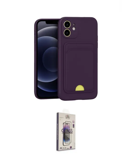 ieg™ iPhone 11 Kılıf Vadi Çizgi Prime - Siyah Bilvis 3D Cam Ekran Koruyucu
