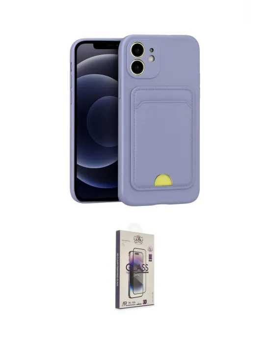 ieg™ iPhone 11 Kılıf Vadi Çizgi Prime - Siyah Bilvis 3D Cam Ekran Koruyucu
