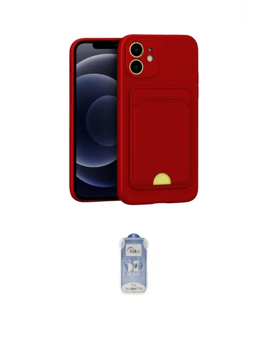 ieg™ iPhone 11 Kılıf Vadi Çizgi Prime - Siyah Joko Magic 5D Cam