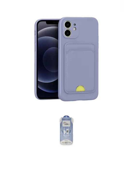 ieg™ iPhone 11 Kılıf Vadi Çizgi Prime - Siyah Joko Magic 5D Cam