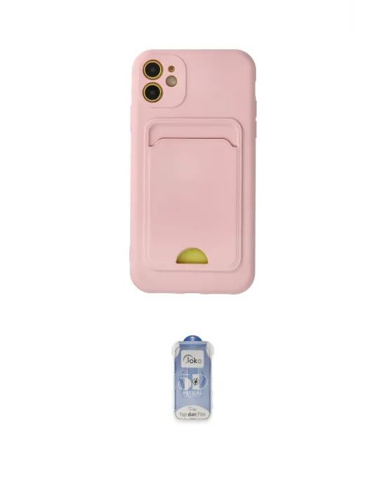 ieg™ iPhone 11 Kılıf Vadi Çizgi Prime - Siyah Joko Magic 5D Cam