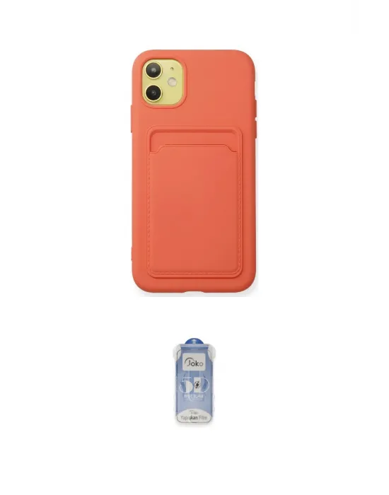 ieg™ iPhone 11 Kılıf Vadi Çizgi Prime - Siyah Joko Magic 5D Cam