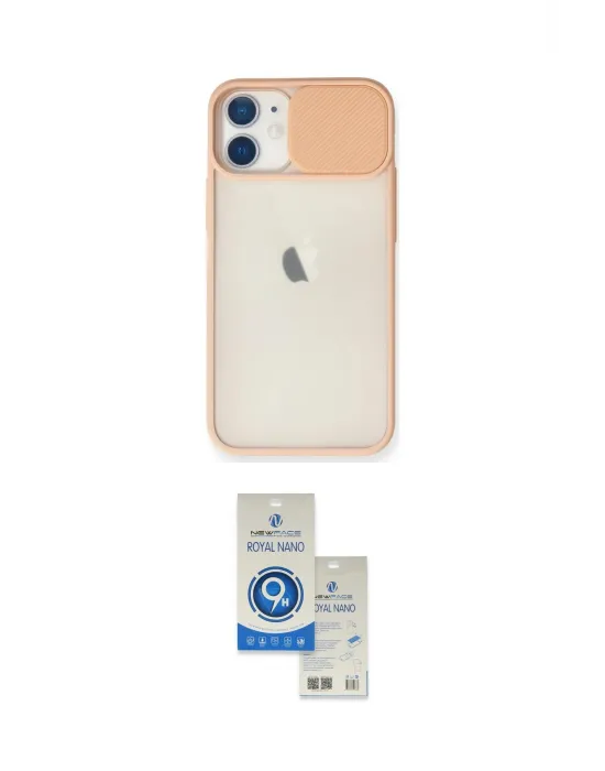 ieg™ iPhone 11 Kılıf Vadi Çizgi - Şeffaf Royal Nano Ekran Koruyucu