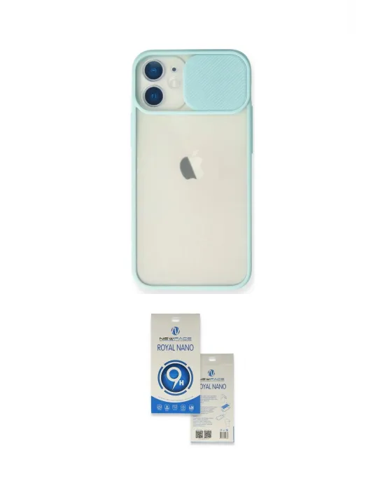 ieg™ iPhone 11 Kılıf Vadi Çizgi - Şeffaf Royal Nano Ekran Koruyucu