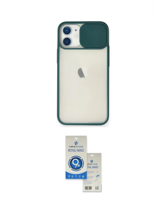 ieg™ iPhone 11 Kılıf Vadi Çizgi - Şeffaf Royal Nano Ekran Koruyucu