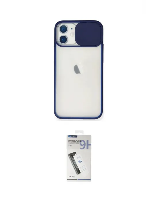 ieg™ iPhone 11 Kılıf Vadi Çizgi - Şeffaf Uv Polymer Nano Ekran Koruyucu
