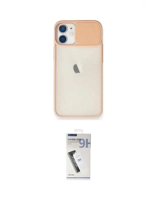 ieg™ iPhone 11 Kılıf Vadi Çizgi - Şeffaf Uv Polymer Nano Ekran Koruyucu