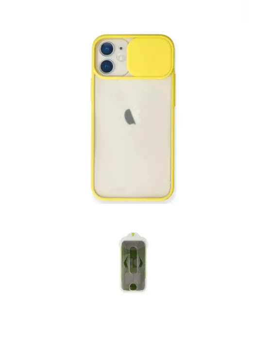 ieg™ iPhone 11 Kılıf Vadi Çizgi - Siyah Joko Magic 5D Hayalet Cam