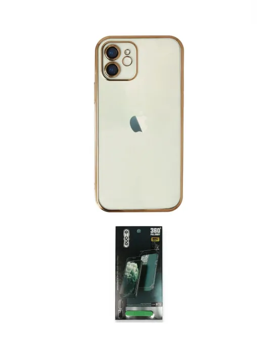 ieg™ iPhone 11 Kılıf Vadi Minimal - Şeffaf 360 Full Body Arka Koruyucu