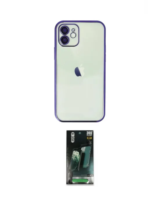 ieg™ iPhone 11 Kılıf Vadi Minimal - Şeffaf 360 Full Body Arka Koruyucu