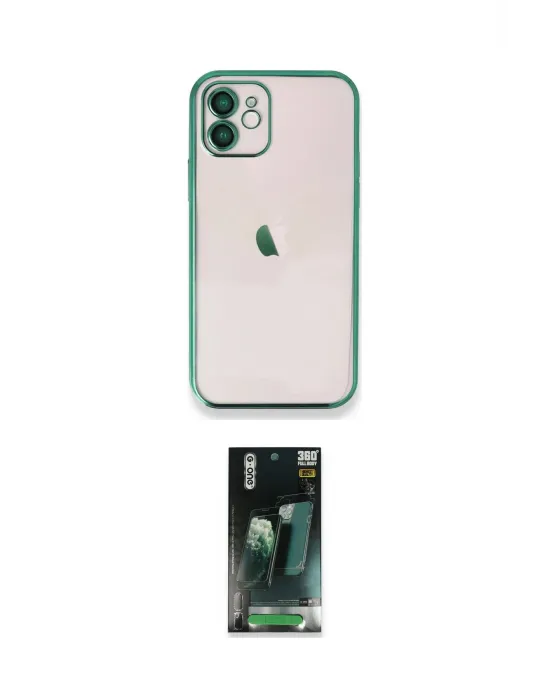 ieg™ iPhone 11 Kılıf Vadi Minimal - Şeffaf 360 Full Body Arka Koruyucu
