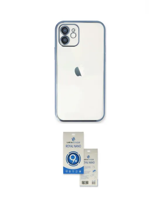ieg™ iPhone 11 Kılıf Vadi Minimal - Şeffaf Royal Nano Ekran Koruyucu