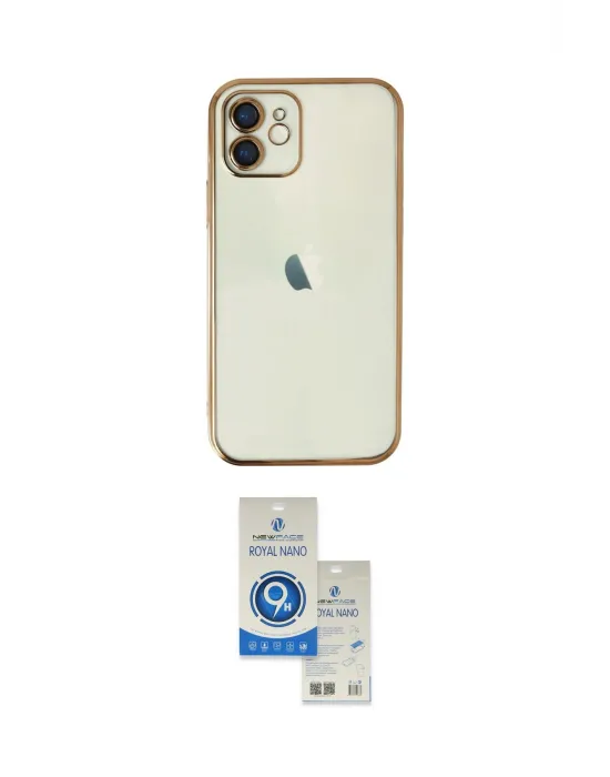 ieg™ iPhone 11 Kılıf Vadi Minimal - Şeffaf Royal Nano Ekran Koruyucu