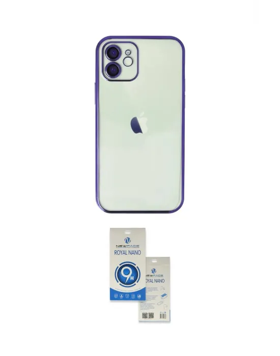 ieg™ iPhone 11 Kılıf Vadi Minimal - Şeffaf Royal Nano Ekran Koruyucu