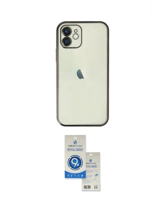 ieg™ iPhone 11 Kılıf Vadi Minimal - Şeffaf Royal Nano Ekran Koruyucu